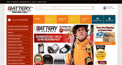 Desktop Screenshot of batteryclearance.com