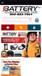 Mobile Screenshot of batteryclearance.com